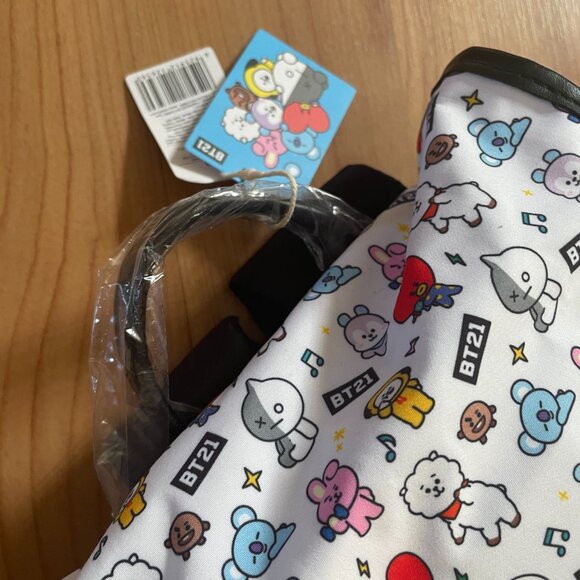 BT21 Universtar All over Print Loungefly Style Bag. Miniso Direct & Discontinued - Picture 5 of 16